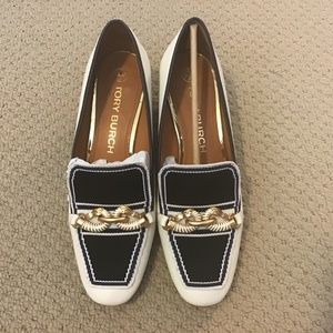 Tory Burch Pumps Jessa  55MM Pump/Calf Leather/Circular Knit/Calf Leather